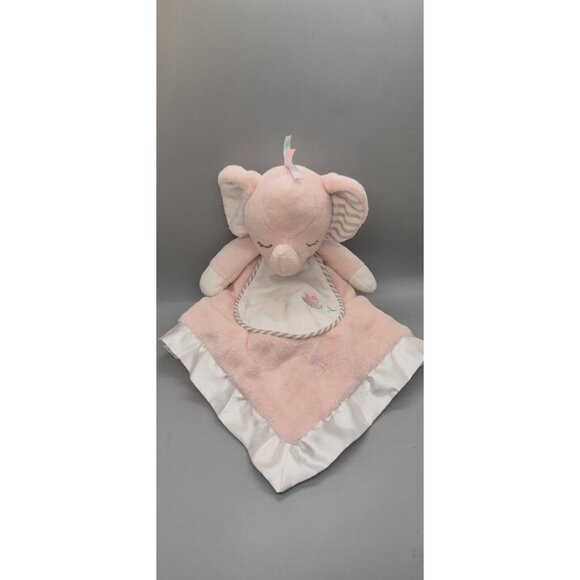 Douglas Elephant Plush Lil' Snuggle Baby Lovey Stuffed Animal Peach Pink 2017 - Picture 1 of 6